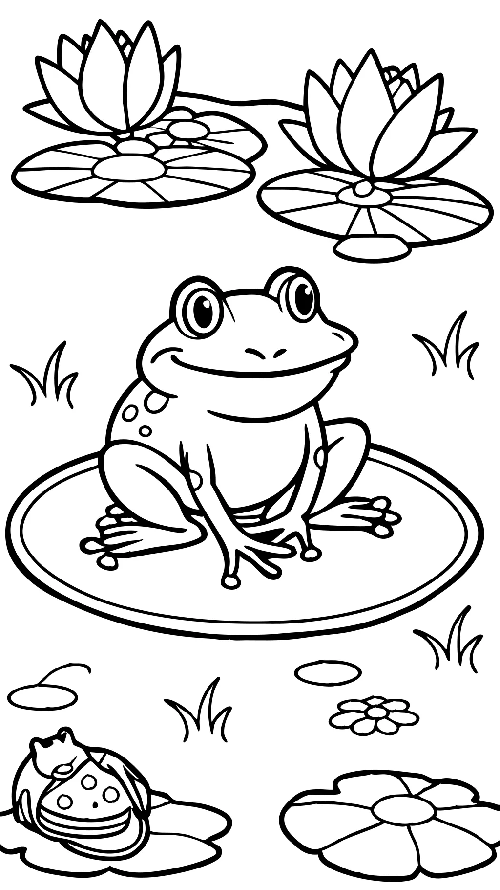 frogs coloring pages